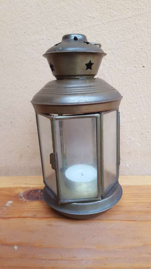Candlesticks & Candle Snuffers Lovely old metal candle lantern. was listed for R145.00 on 30